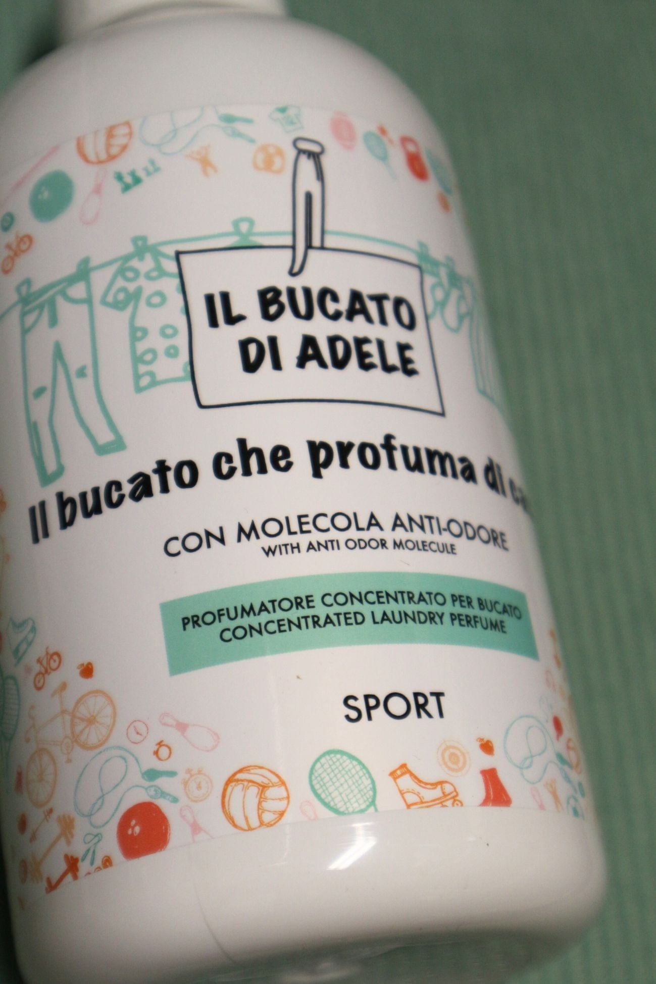 Il Bucato di Adele Sport Sport - Profumatore per bucato con molecola anti-odore unisex | Il Bucato di Adele
