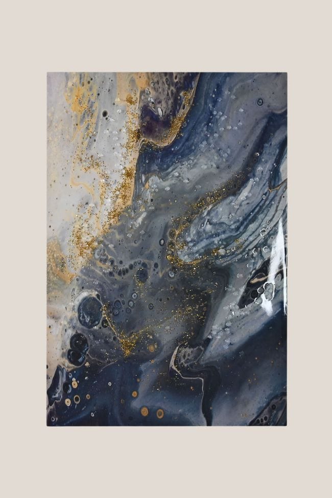Item International Cere Cere - Stampa su tela canvas astratta laccata | Item International