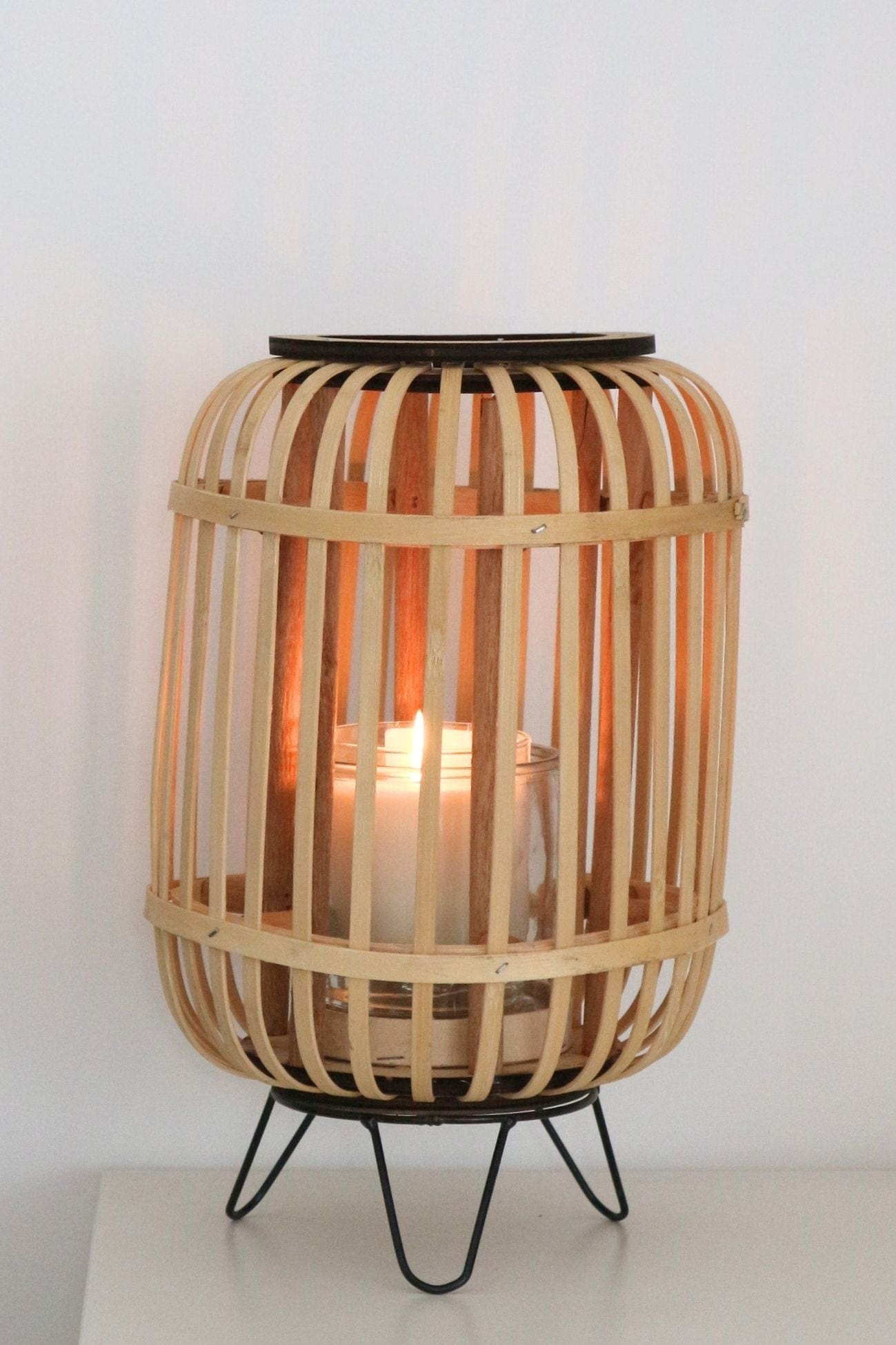 Item International Glaneur Glaneur - Lanterna in bambù e metallo | Item International