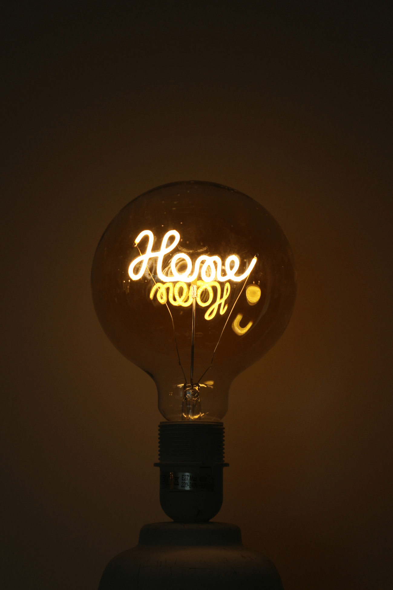 Item International Lamp Lamp - Home - Lampadina E27 con scritta | Item International