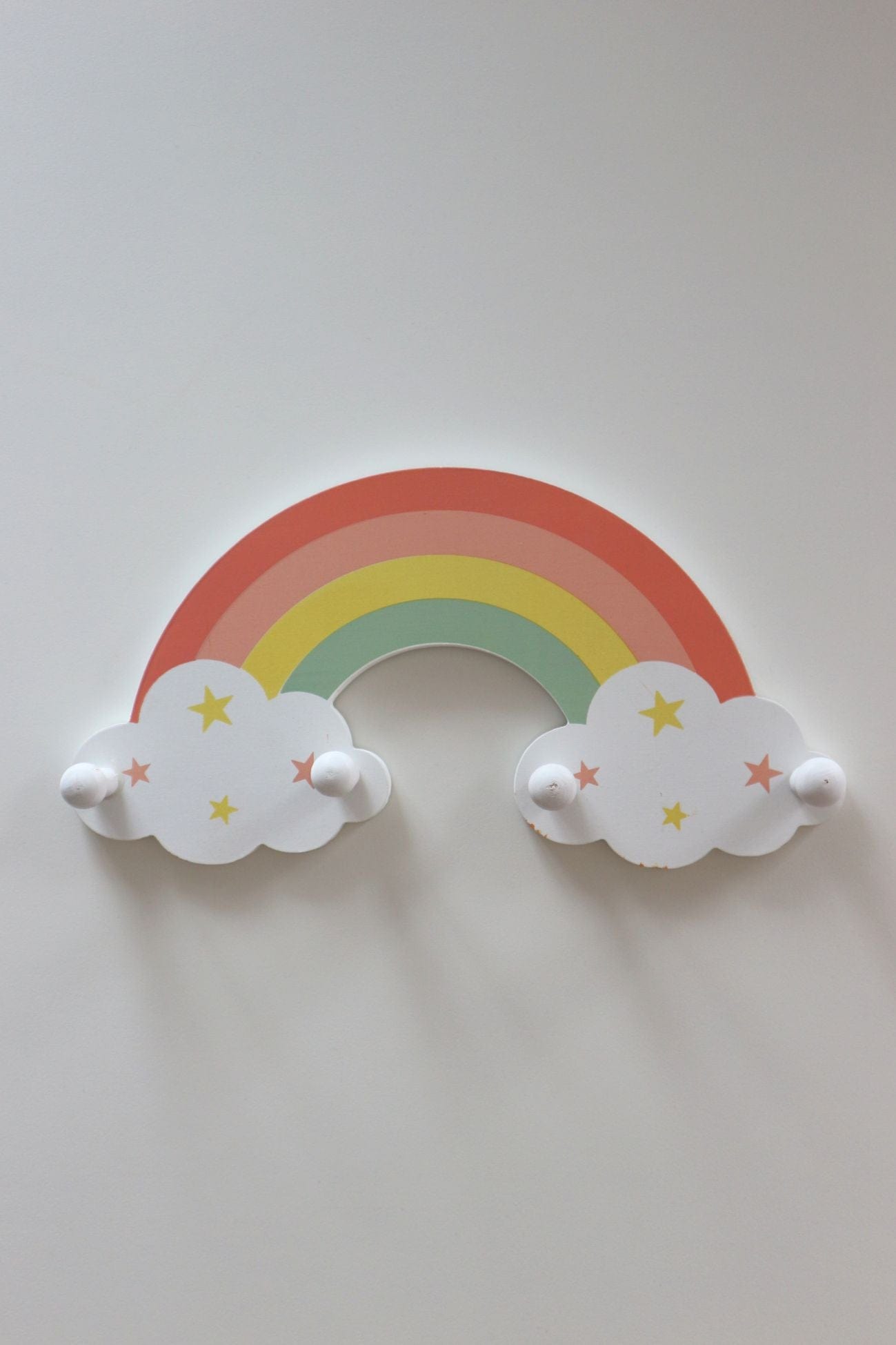 Item International Rainbow Rainbow - Appendiabiti in legno con fantasia arcobaleno | Item International