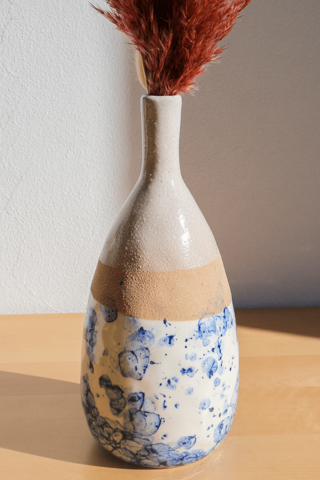Item International Seki Seki - Vaso in porcellana in stile orientale con venature | Item International