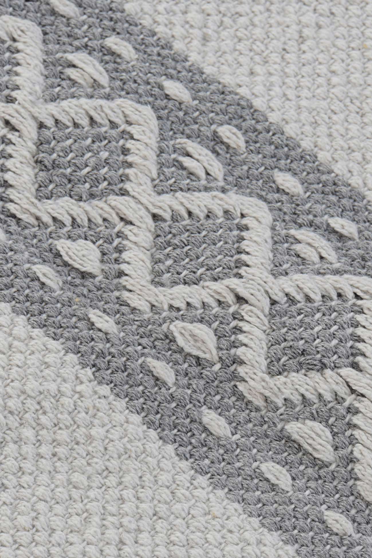 Item International Utah Tappeto in cotone in sfumature di grigio 250x160