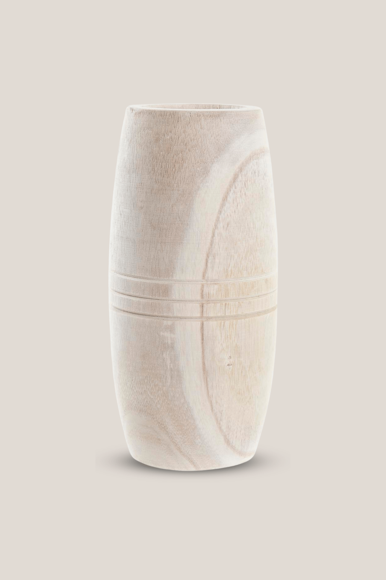 Item International Zaria Vaso decorativo in legno di paulownia