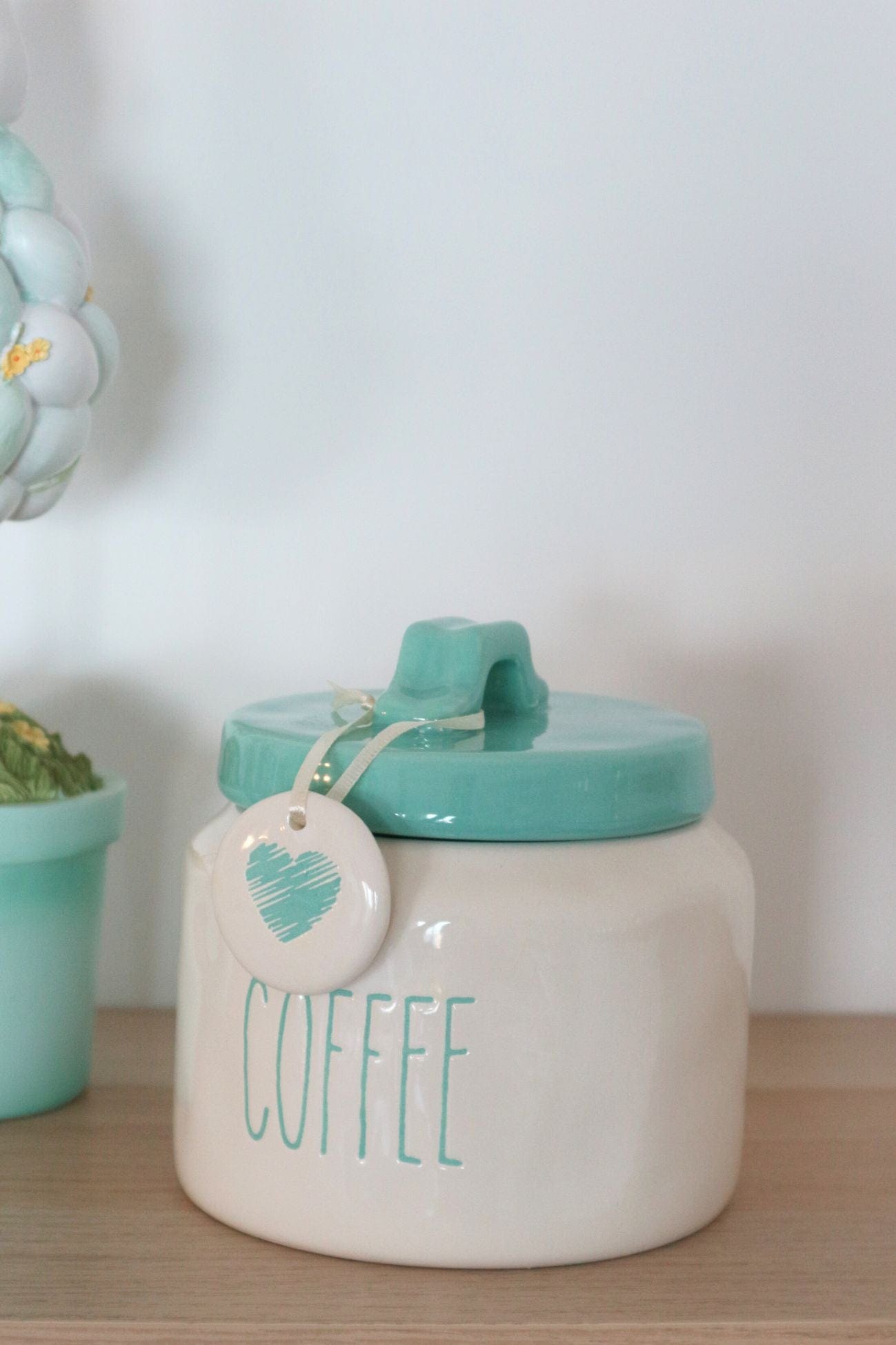 Jolipa Cissy Cissy - Barattolo in ceramica con scritta Coffee e Cafè | Jolipa