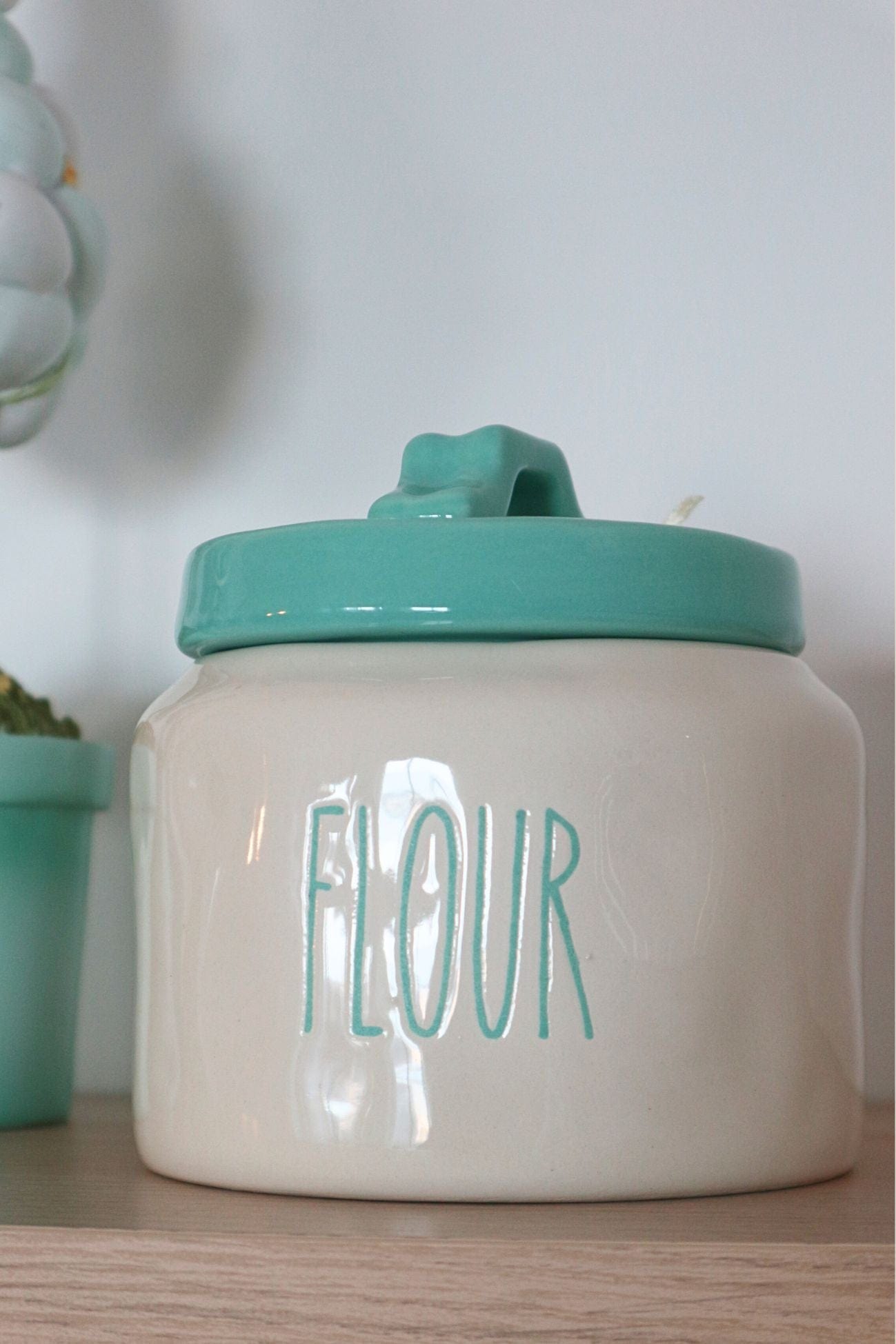 Jolipa Cissy Cissy - Barattolo in ceramica con scritta Flour e Farine | Jolipa