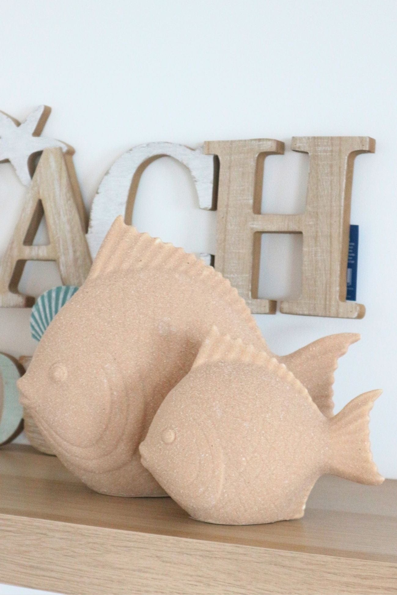 Jolipa Nemo Nemo - Pesce decorativo in porcellana beige | Jolipa