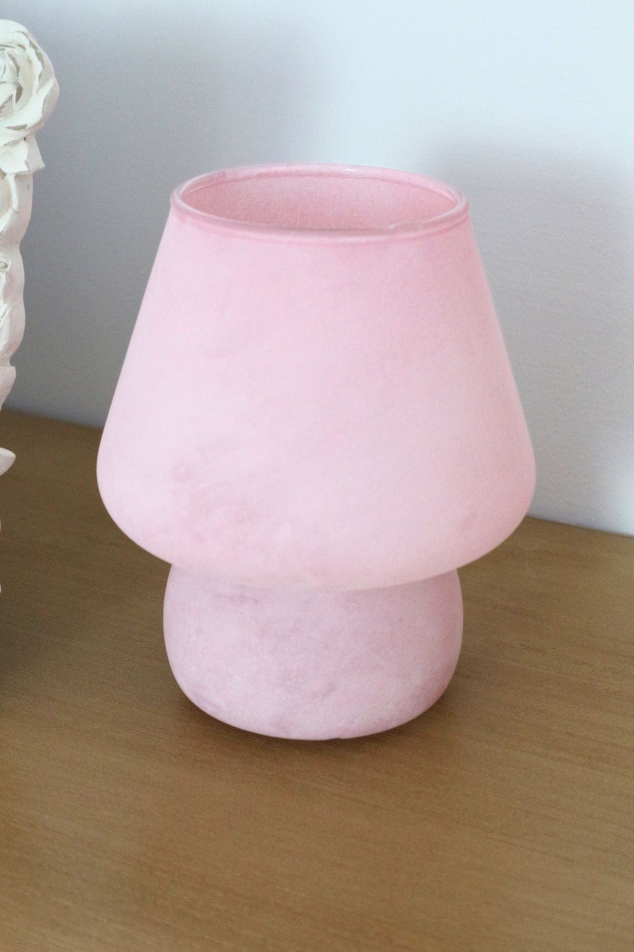 Jolipa Roos Roos - Lampada da tavolo in vetro opaco rosa | Jolipa