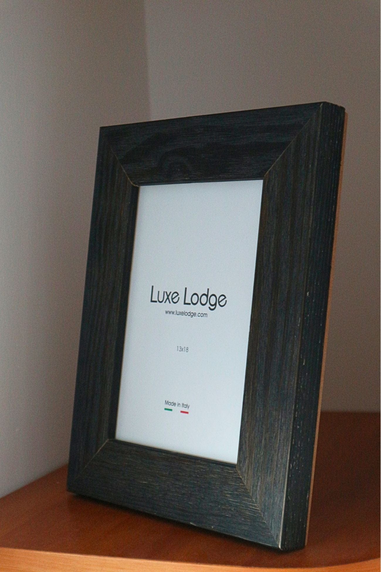 Luxe Lodge Letho Letho - Cornice portafoto in legno di pino nero 13x18 | Luxe Lodge