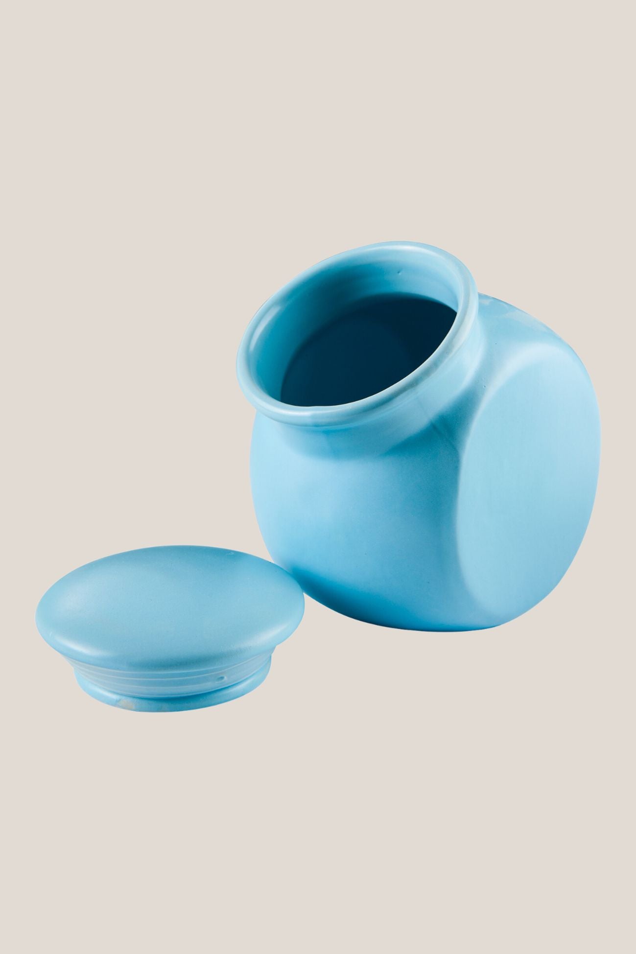 Novità Home Candy Candy - Barattolo in ceramica color pastello azzurro | Novità Home