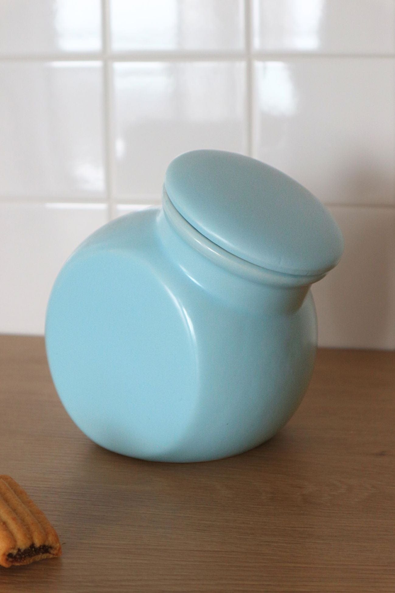 Novità Home Candy Candy - Barattolo in ceramica color pastello azzurro | Novità Home
