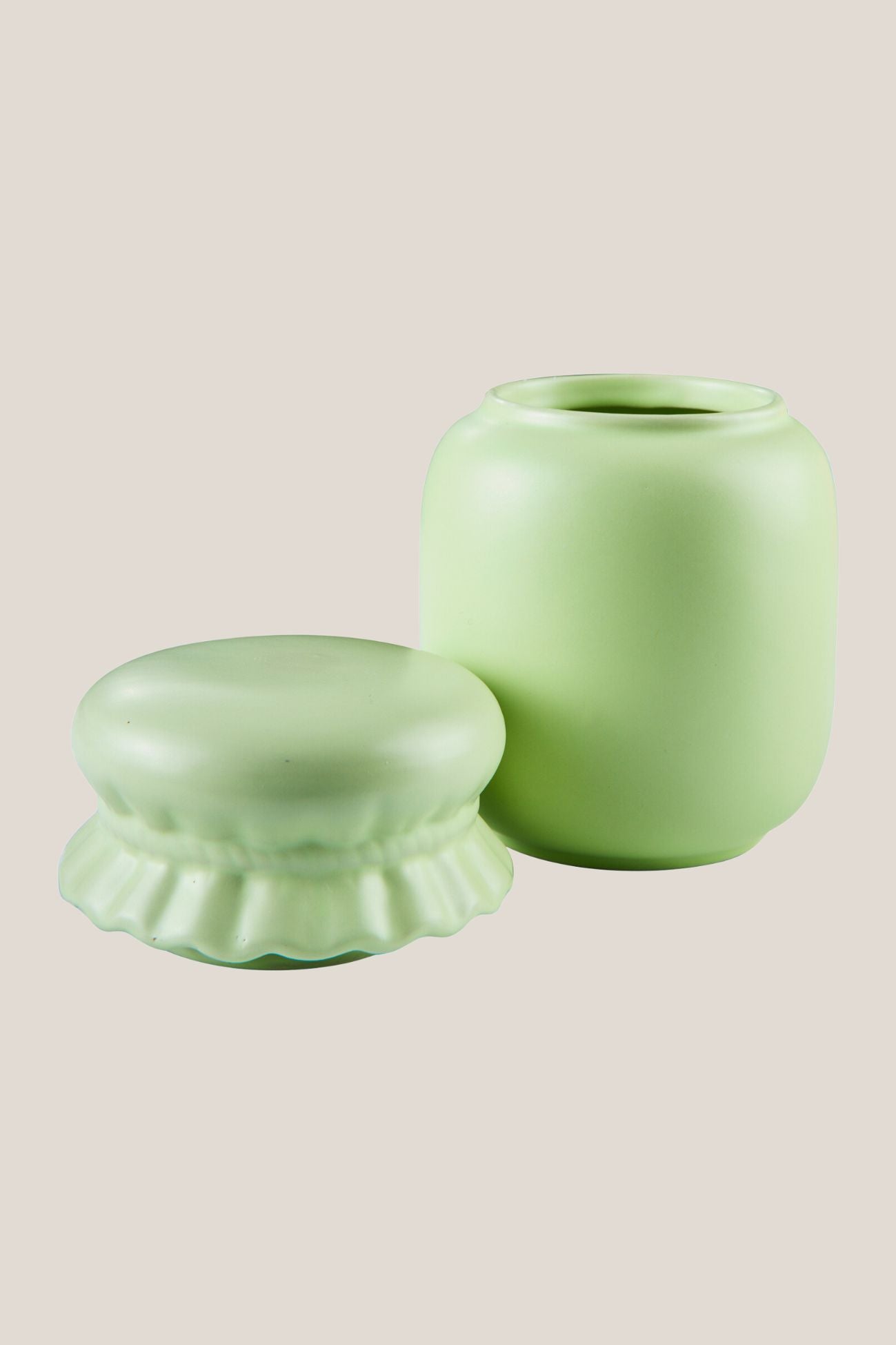 Novità Home Candy Candy - Barattolo in ceramica color pastello verde | Novità Home