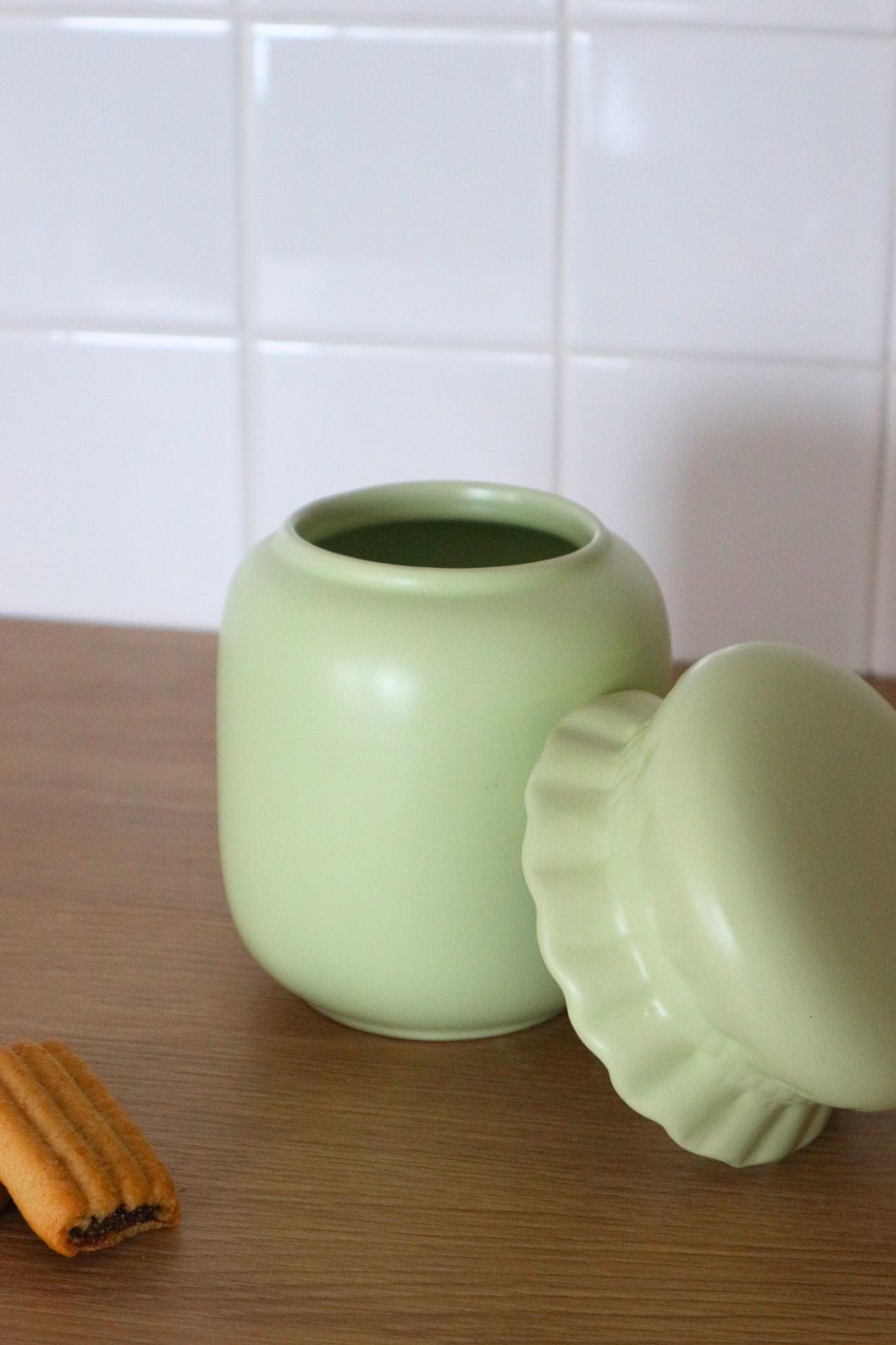 Novità Home Candy Candy - Barattolo in ceramica color pastello verde | Novità Home
