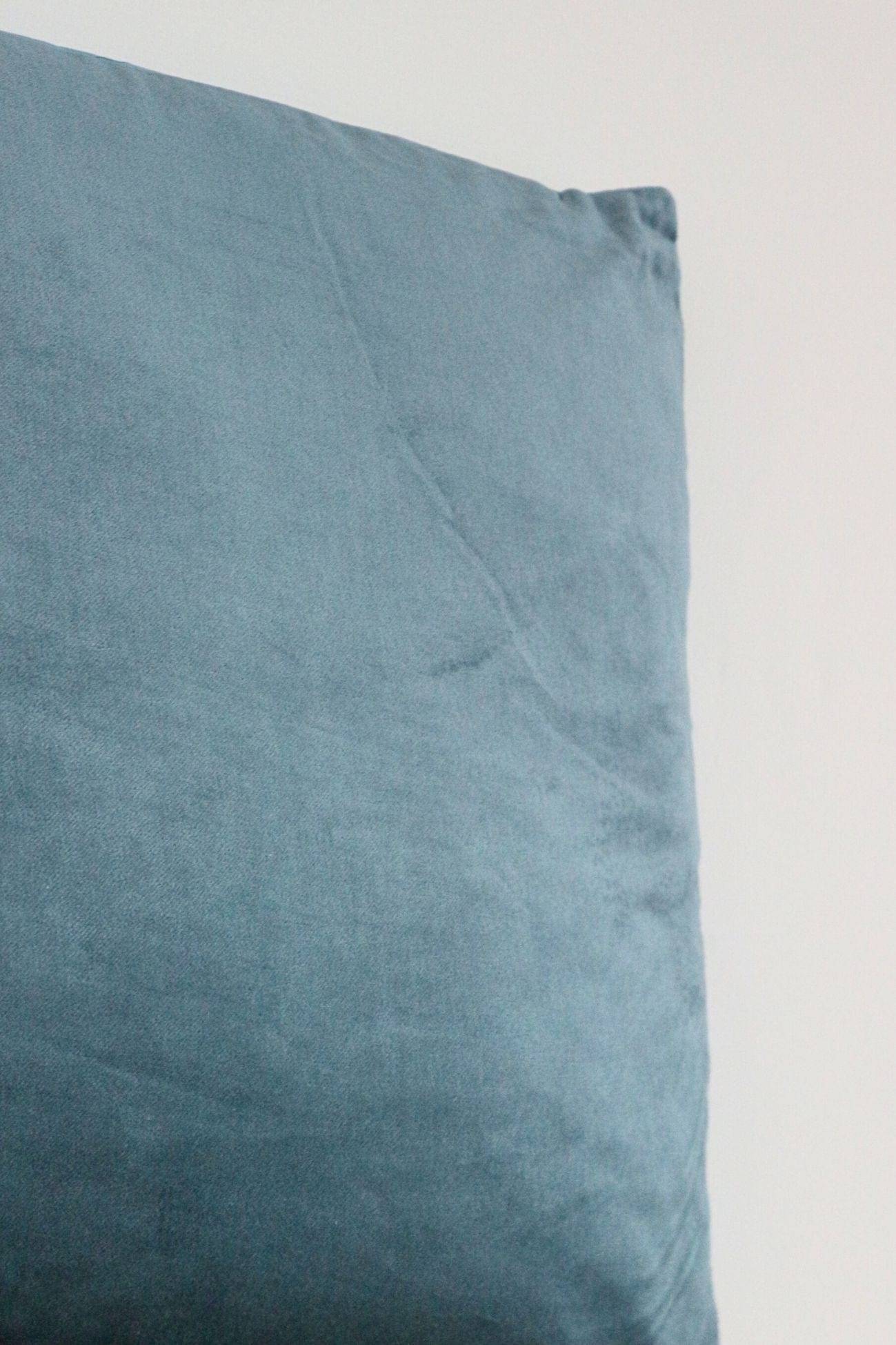 Novità Home Velvet Velvet - Cuscino arredo in velluto di cotone blu | Novità Home