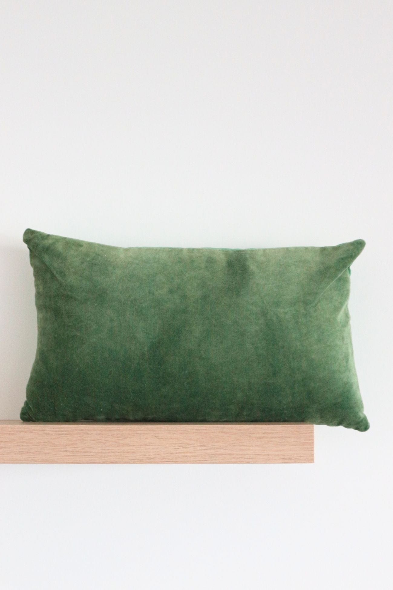 Novità Home Velvet Velvet - Cuscino arredo in velluto di cotone verde | Novità Home