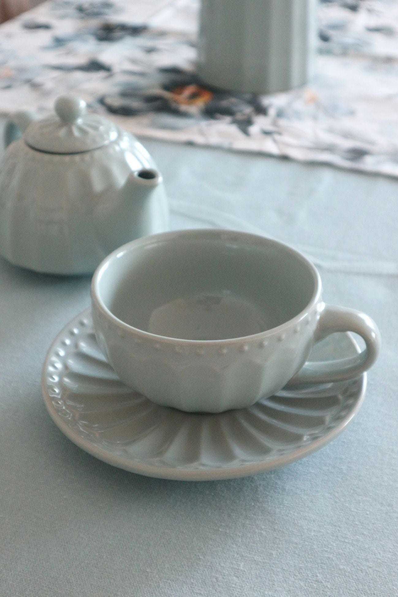 Nuvole di Stoffa Demetra Demetra - Tazza e teiera in ceramica color tiffany | Nuvole di Stoffa