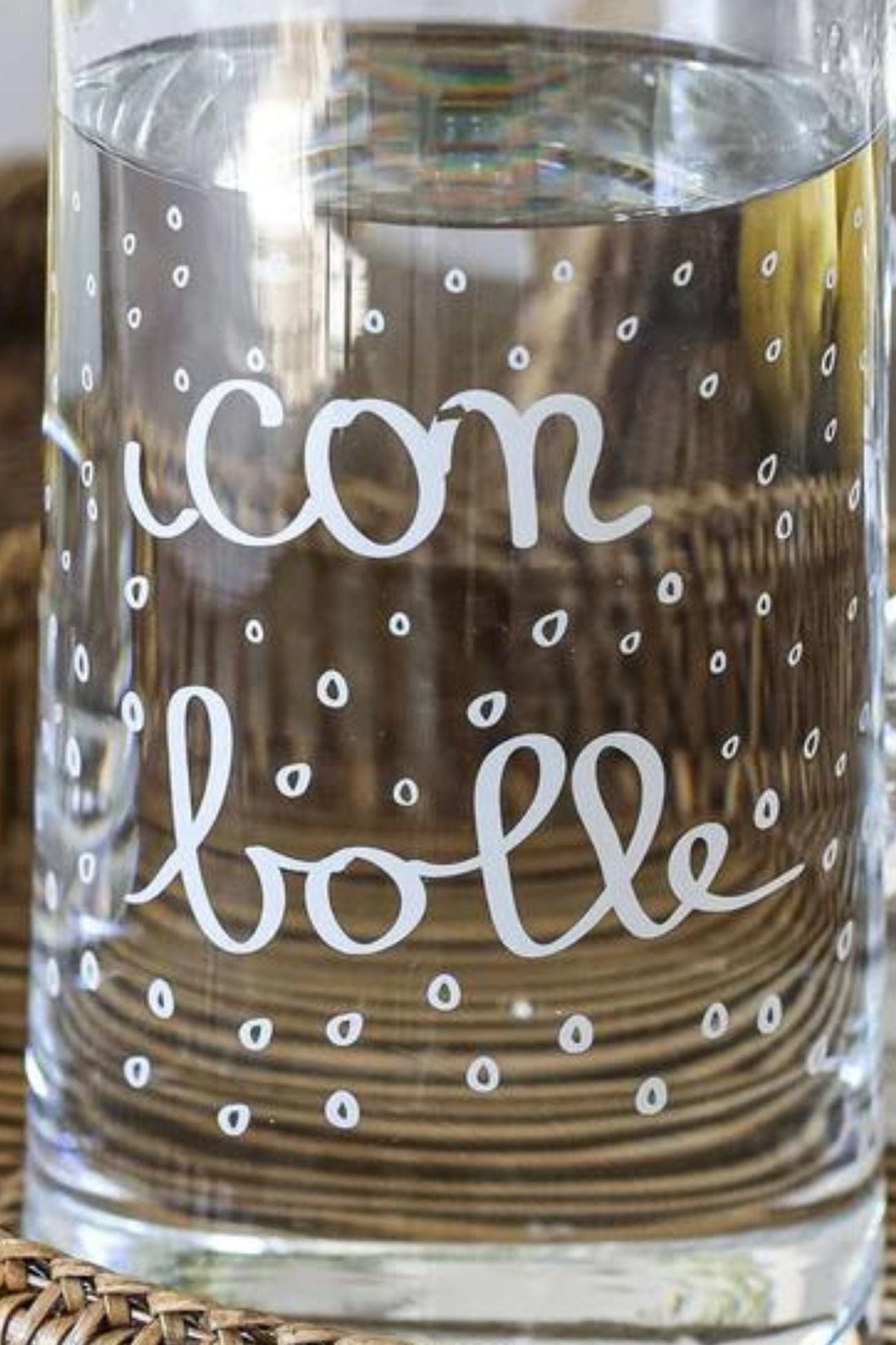 Simple Day Con Bolle Con Bolle - Brocca in vetro con decoro Con bolle 1.2L | Simple Day