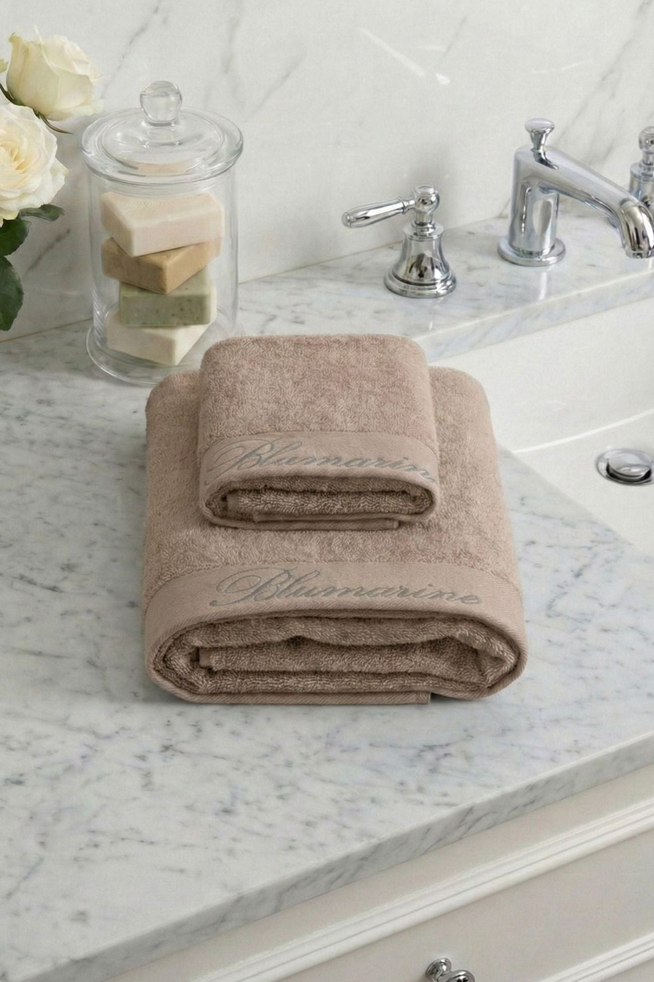 Spa Coppia Asciugamani Nocciola