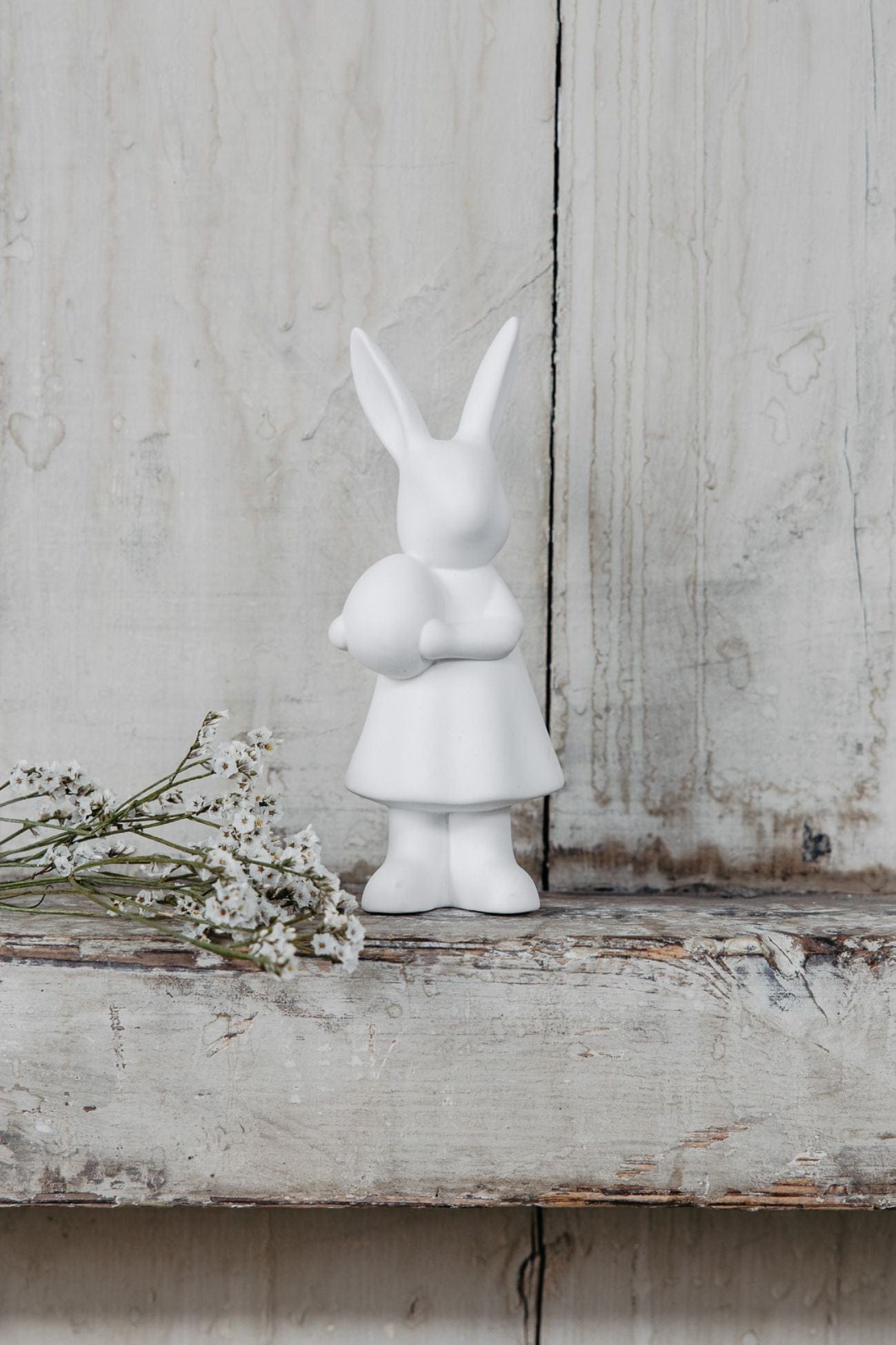 Storefactory Scandinavia Alice Alice - Coniglietto decorativo pasquale in ceramica bianca | Storefactory Scandinavia