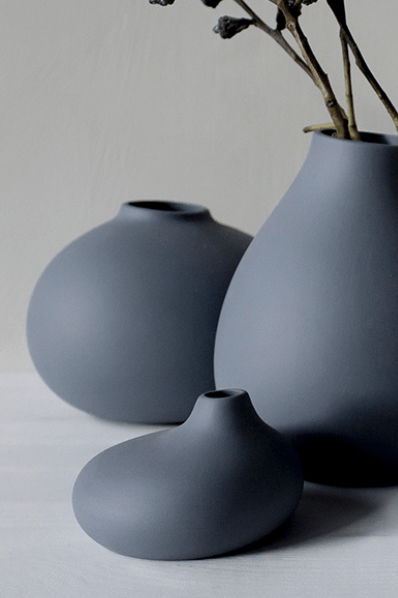 Storefactory Scandinavia Kalla Vaso di design in ceramica blu