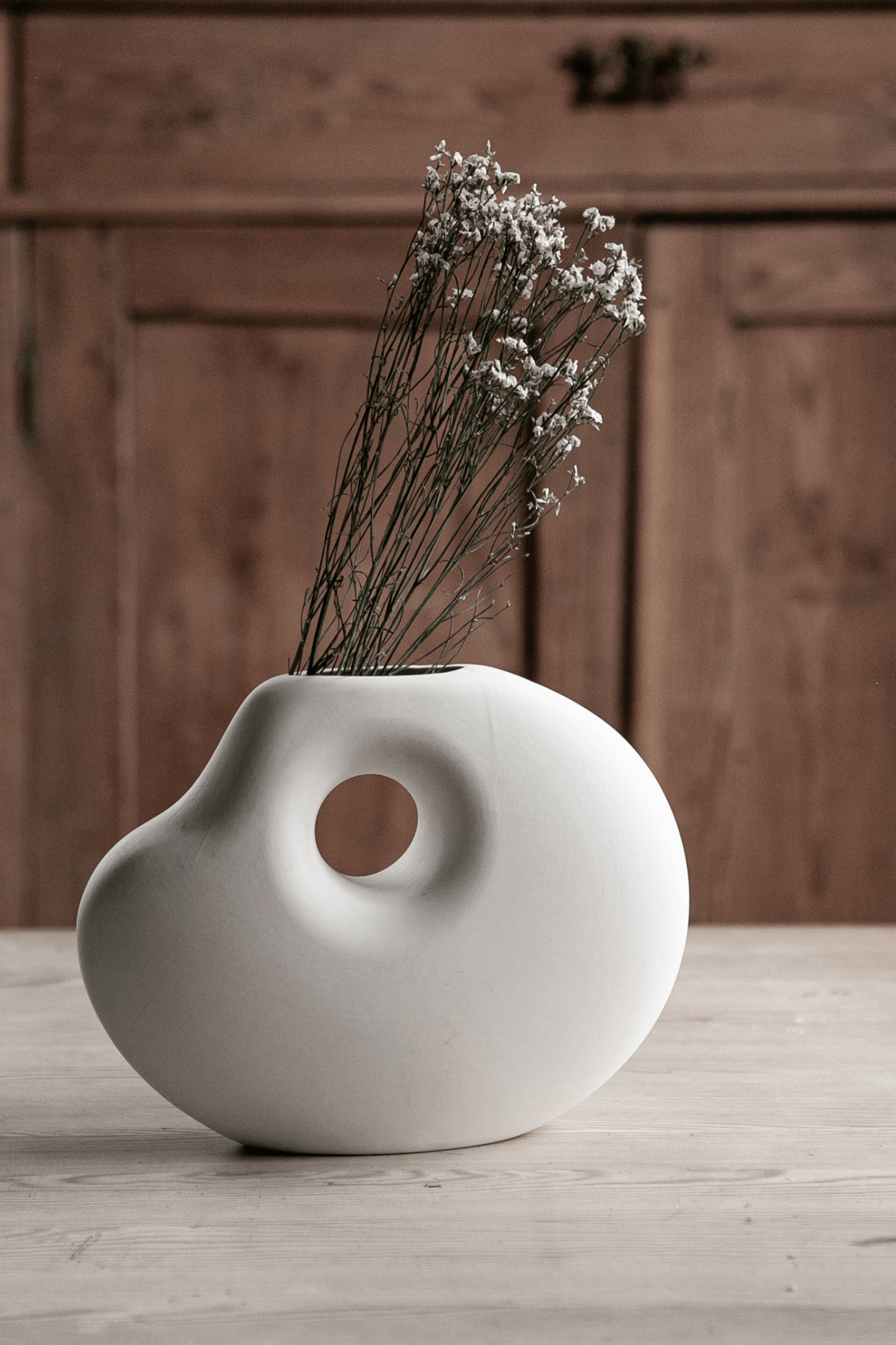 Storefactory Scandinavia Lunden Vaso di design in ceramica bianca opaca