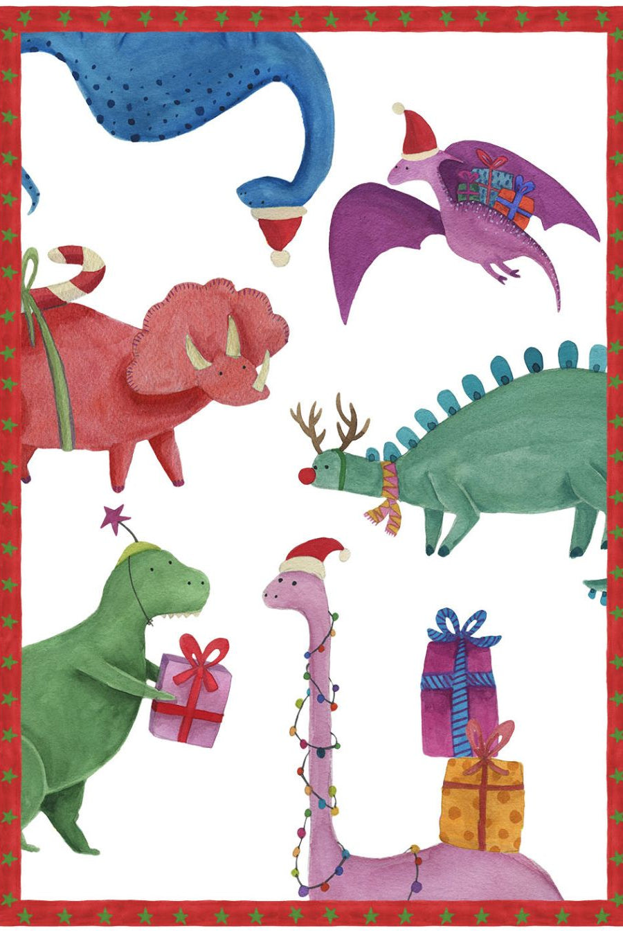 Jurassic Xmas Strofinaccio Party - scontornata