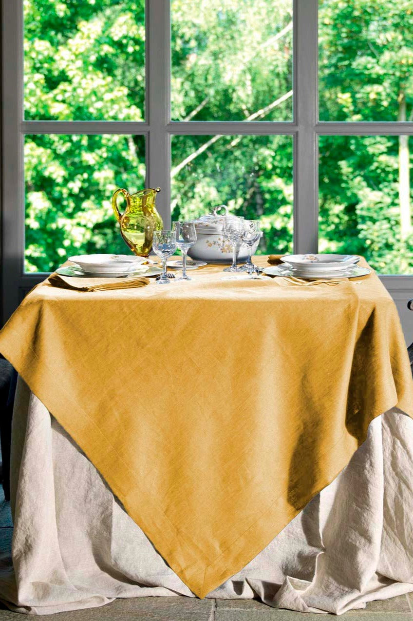 Tovaglia Tiziano Ceramic yellow - Tessitura Toscana Telerie