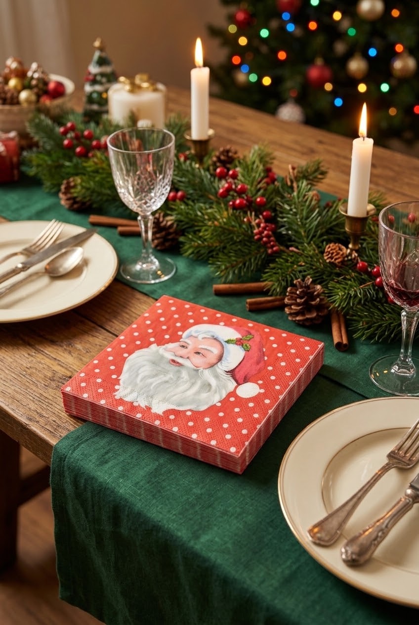 Babbo Natale Tovaglioli in Carta